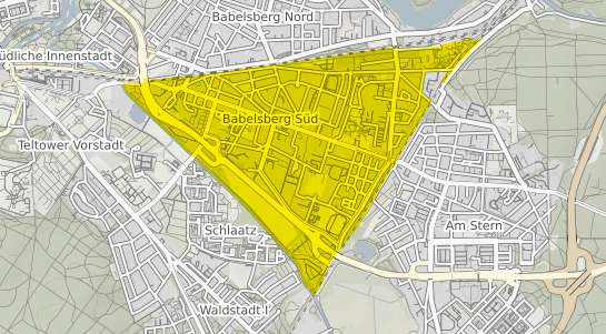 Immobilienpreisekarte Potsdam Babelsberg S&uuml;d